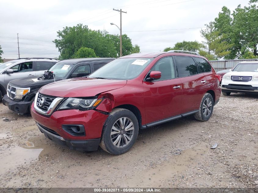 2019 Nissan Pathfinder Sv VIN: 5N1DR2MM2KC639722 Lot: 39382071