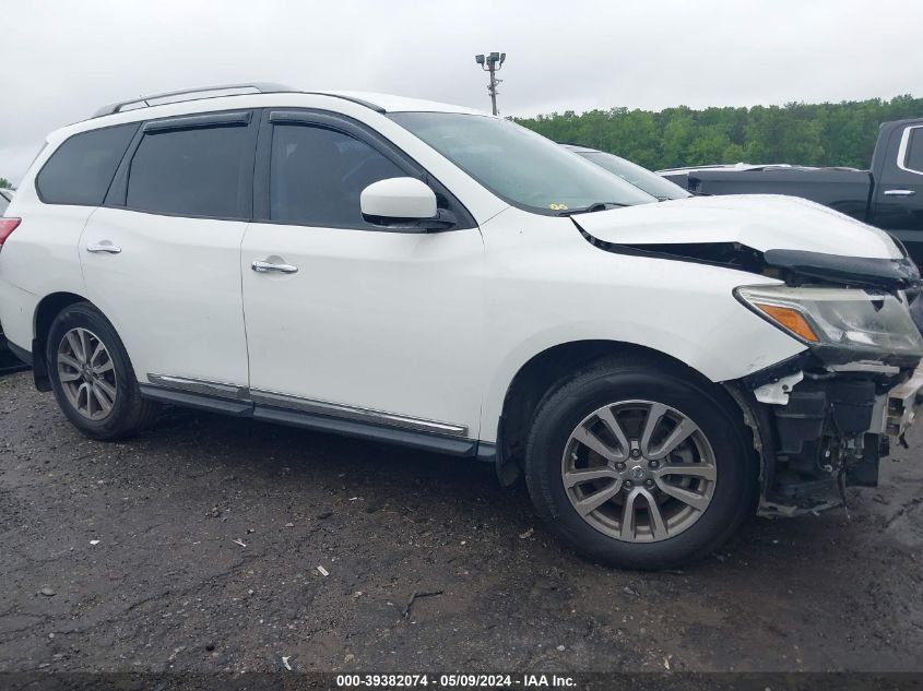 2015 Nissan Pathfinder Sl VIN: 5N1AR2MN8FC666411 Lot: 39382074