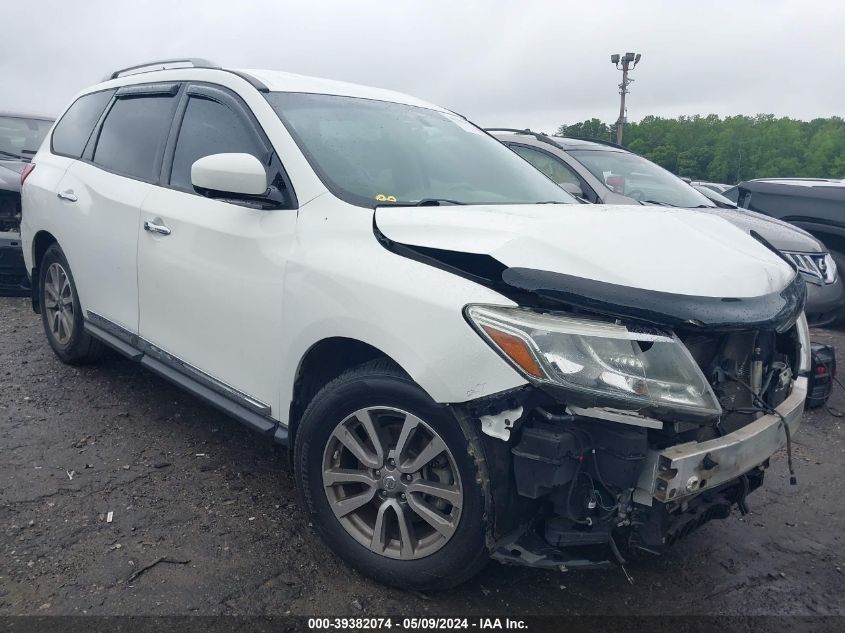 2015 Nissan Pathfinder Sl VIN: 5N1AR2MN8FC666411 Lot: 39382074