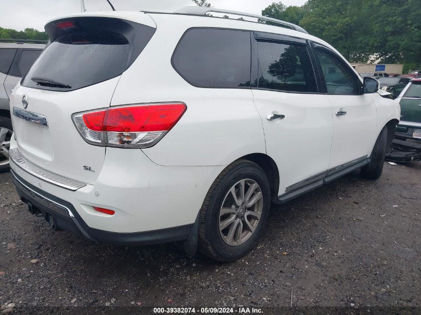 2015 Nissan Pathfinder Sl VIN: 5N1AR2MN8FC666411 Lot: 39382074