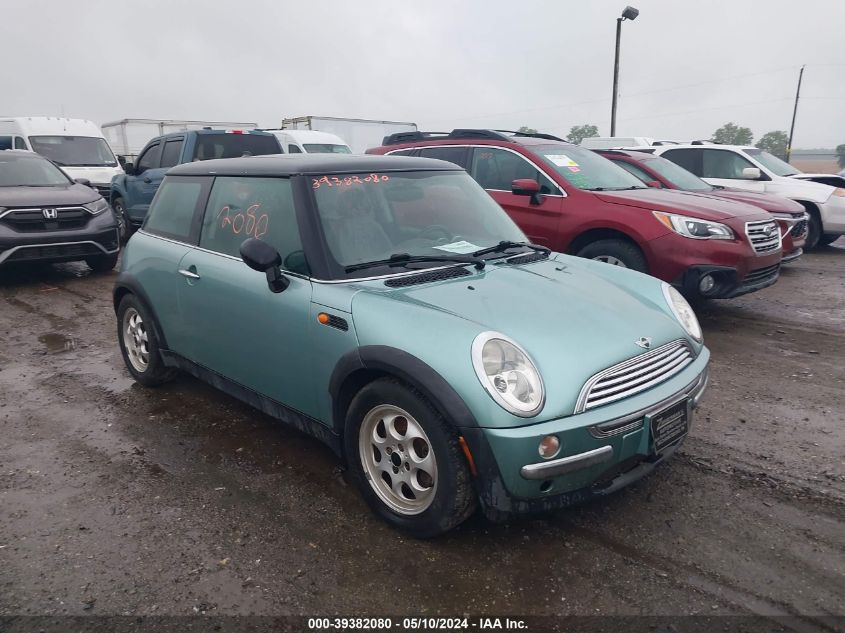 2002 Mini Cooper VIN: WMWRC33412TC37807 Lot: 39382080