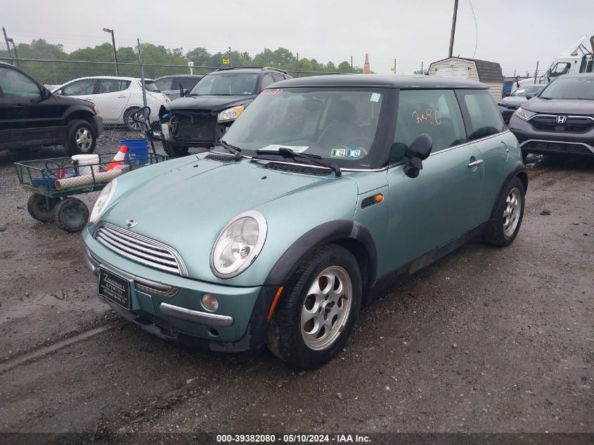 2002 Mini Cooper VIN: WMWRC33412TC37807 Lot: 39382080