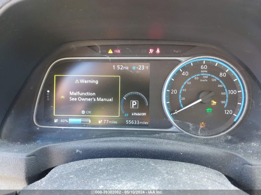 2018 Nissan Leaf Sl VIN: 1N4AZ1CP3JC300243 Lot: 39382082