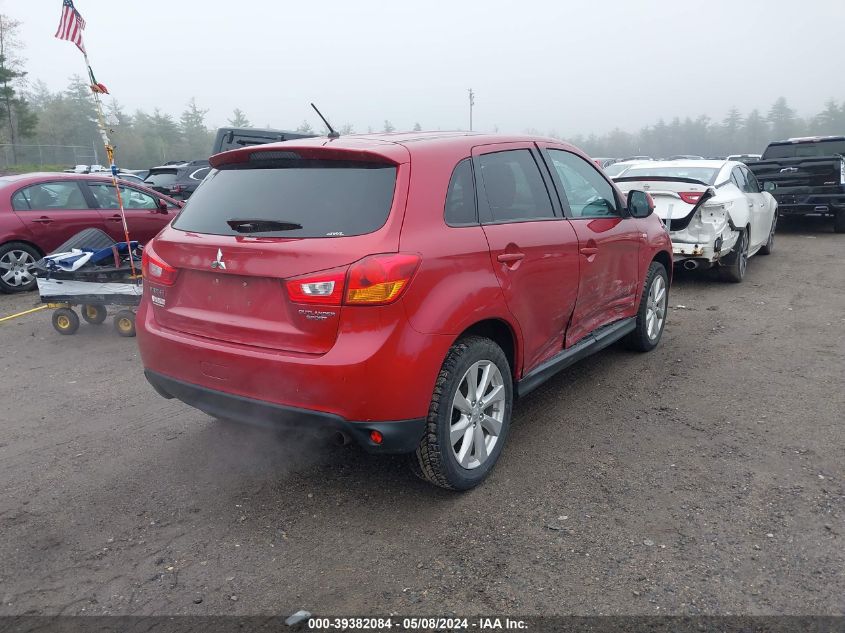 2014 Mitsubishi Outlander Sport Es VIN: 4A4AR3AU3EE007802 Lot: 39382084