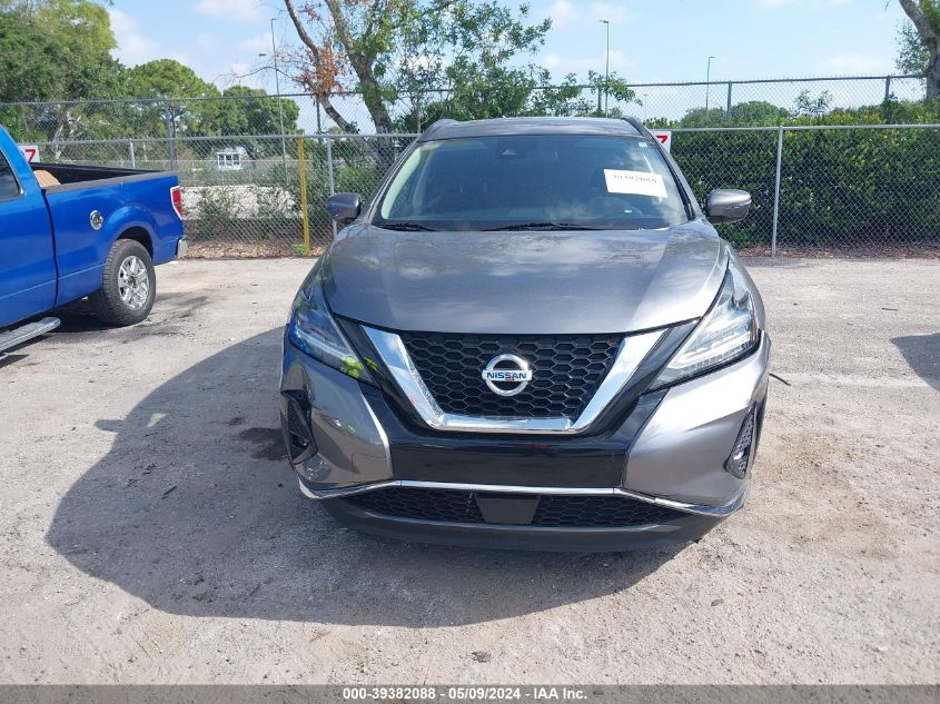 2021 Nissan Murano Sv Fwd VIN: 5N1AZ2BJ1MC122409 Lot: 39382088