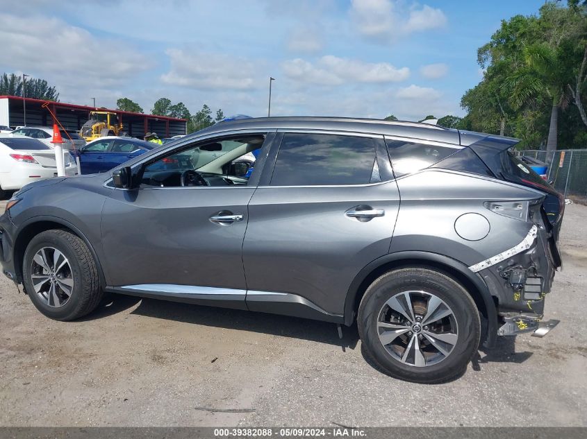 2021 Nissan Murano Sv Fwd VIN: 5N1AZ2BJ1MC122409 Lot: 39382088