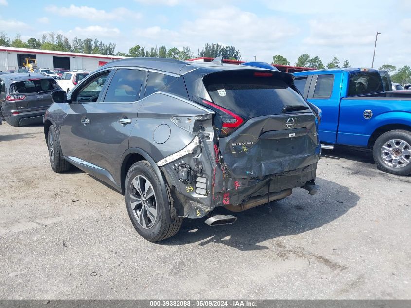 2021 Nissan Murano Sv Fwd VIN: 5N1AZ2BJ1MC122409 Lot: 39382088