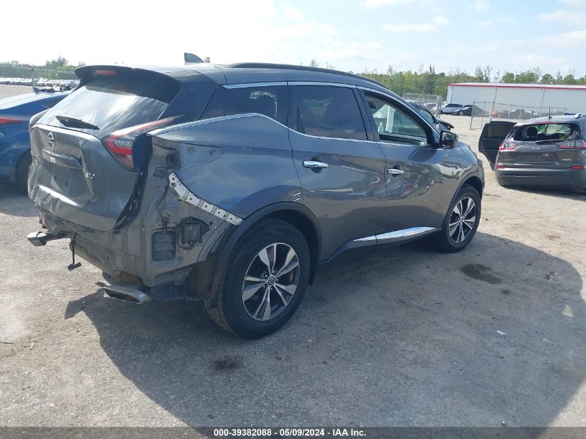 2021 Nissan Murano Sv Fwd VIN: 5N1AZ2BJ1MC122409 Lot: 39382088