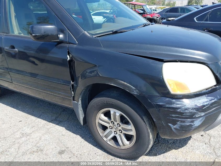 2004 Honda Pilot Ex-L VIN: 2HKYF18784H536700 Lot: 39382092