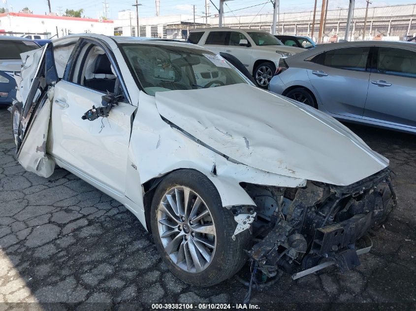 2018 Infiniti Q50 3.0T Luxe VIN: JN1EV7AP0JM360832 Lot: 39382104