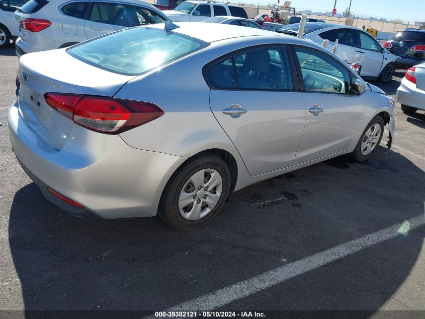 2017 Kia Forte Lx VIN: 3KPFK4A7XHE128496 Lot: 39382121