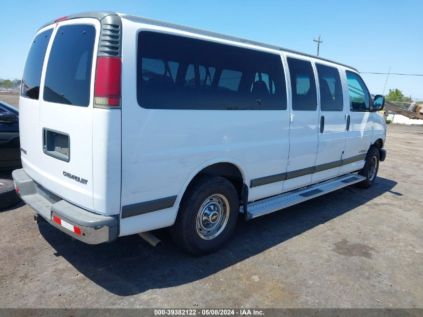 2002 Chevrolet Express VIN: 1GAHG39G621154265 Lot: 39382122