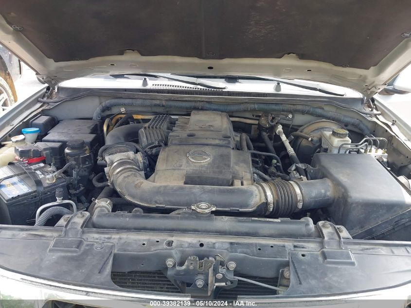 2010 Nissan Pathfinder Se VIN: 5N1AR1NN9AC622287 Lot: 39382139