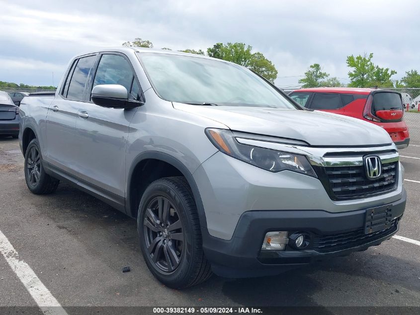 2018 Honda Ridgeline Sport VIN: 5FPYK3F16JB006670 Lot: 39382149