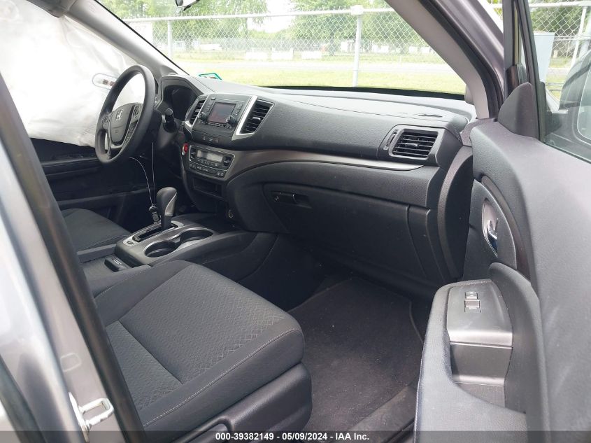 2018 HONDA RIDGELINE SPORT - 5FPYK3F16JB006670