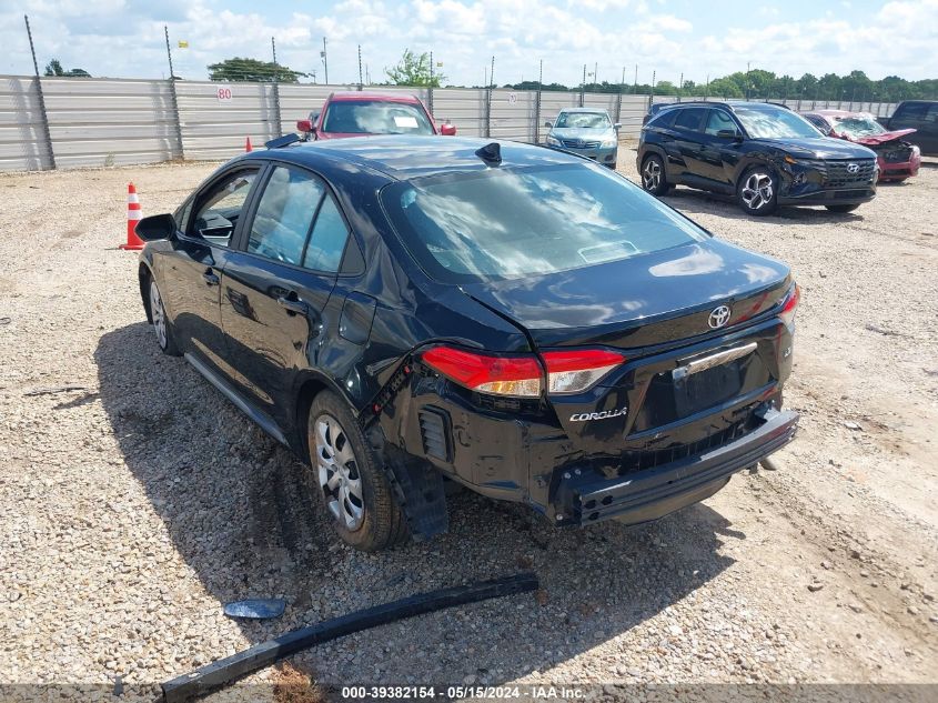 2022 Toyota Corolla Le VIN: 5YFEPMAE4NP365314 Lot: 39382154