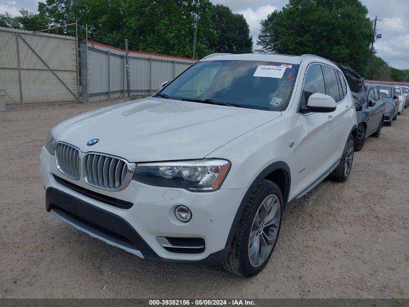 2015 BMW X3 XDRIVE28I - 5UXWX9C54F0D54468