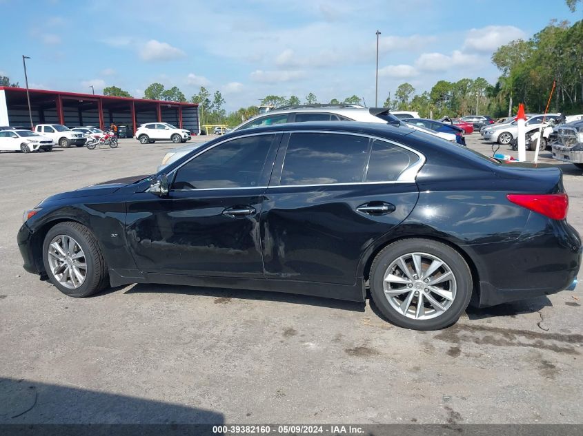 2014 Infiniti Q50 Premium VIN: JN1BV7AR9EM707374 Lot: 39382160