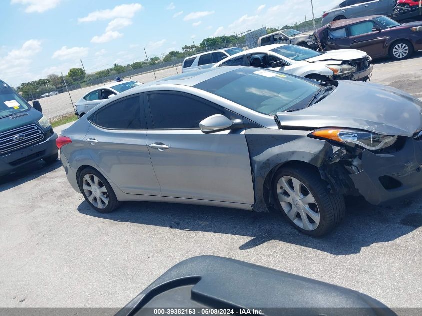 2012 Hyundai Elantra Limited (Ulsan Plant) VIN: KMHDH4AE2CU332476 Lot: 39382163