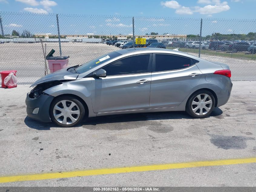 2012 Hyundai Elantra Limited (Ulsan Plant) VIN: KMHDH4AE2CU332476 Lot: 39382163