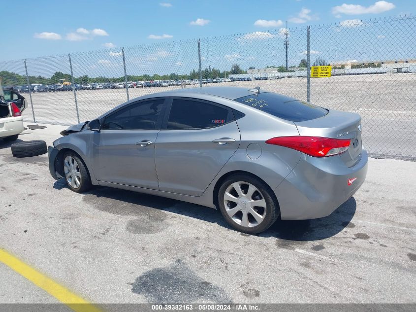 2012 Hyundai Elantra Limited (Ulsan Plant) VIN: KMHDH4AE2CU332476 Lot: 39382163