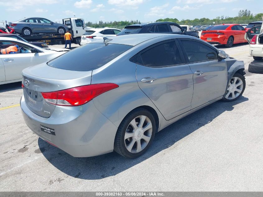 2012 Hyundai Elantra Limited (Ulsan Plant) VIN: KMHDH4AE2CU332476 Lot: 39382163