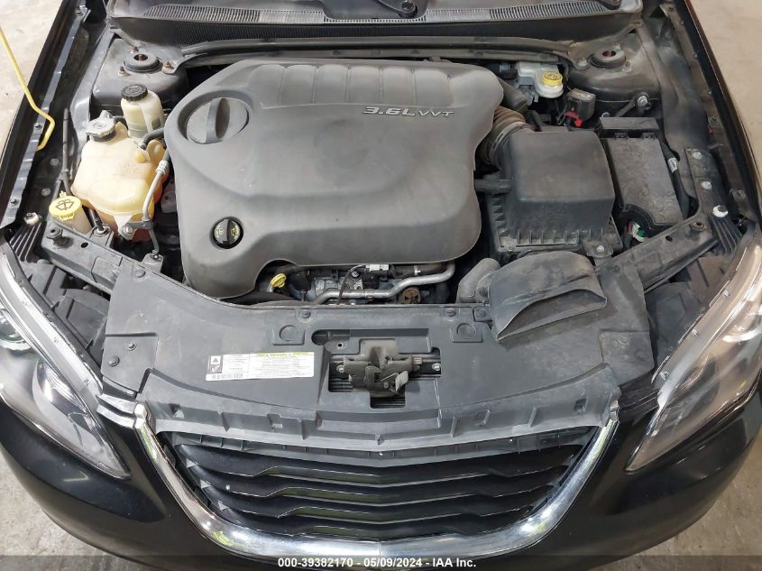 2013 Chrysler 200 S VIN: 1C3BCBGG8DN655597 Lot: 39382170