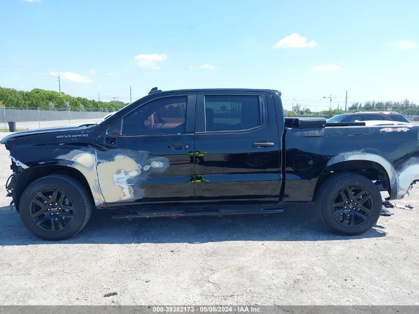 2022 Chevrolet Silverado 1500 4Wd Short Bed Custom VIN: 3GCPDBEK3NG566410 Lot: 39382173