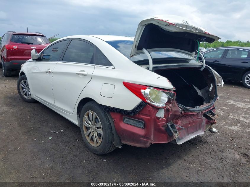 2012 Hyundai Sonata Gls VIN: 5NPEB4AC1CH453020 Lot: 39382174