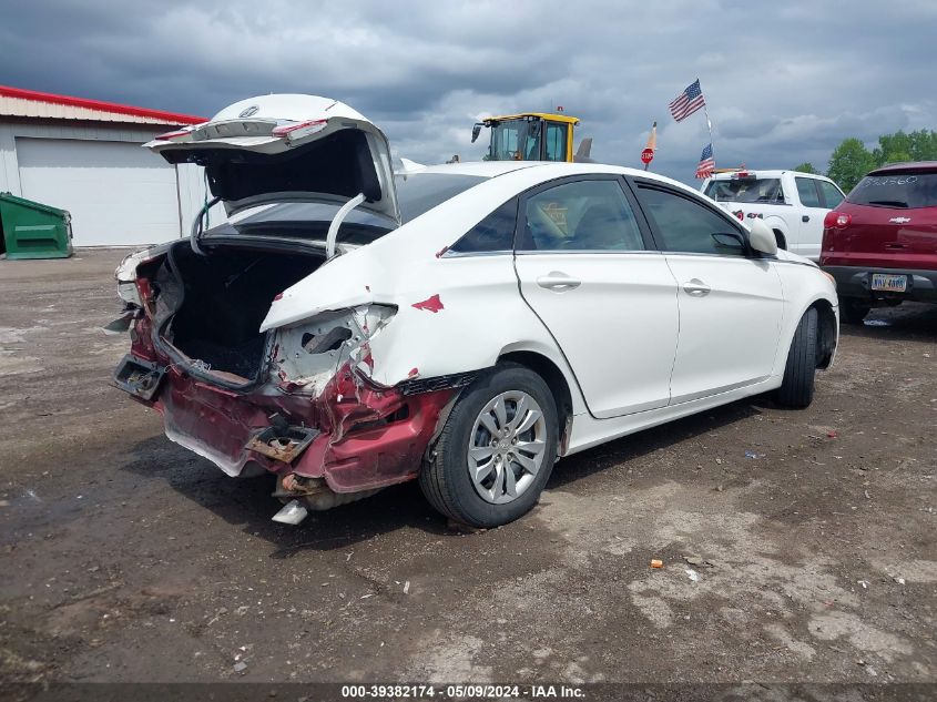 2012 Hyundai Sonata Gls VIN: 5NPEB4AC1CH453020 Lot: 39382174