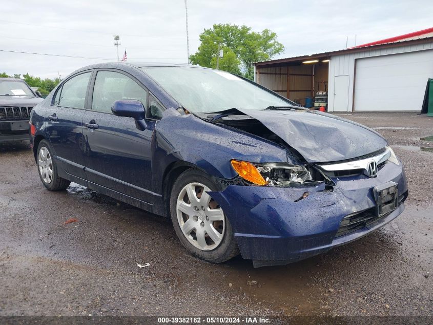 2007 Honda Civic Lx VIN: 1HGFA16517L037584 Lot: 39382182