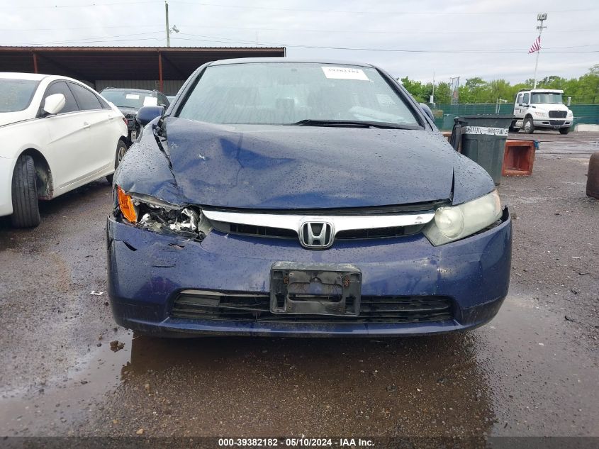 2007 Honda Civic Lx VIN: 1HGFA16517L037584 Lot: 39382182