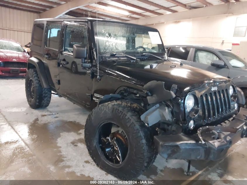 2014 Jeep Wrangler Unlimited Sport VIN: 1C4BJWDGXEL247712 Lot: 39382183