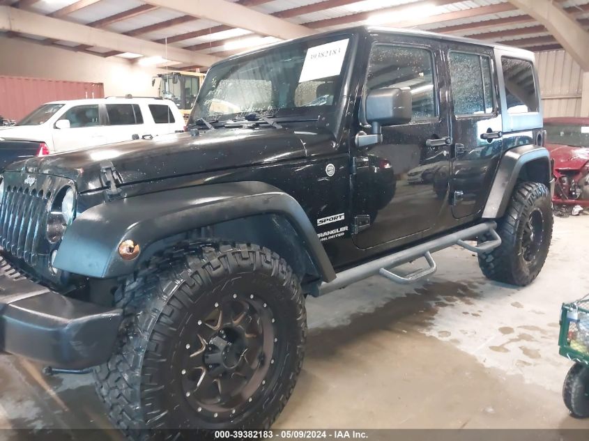 2014 Jeep Wrangler Unlimited Sport VIN: 1C4BJWDGXEL247712 Lot: 39382183