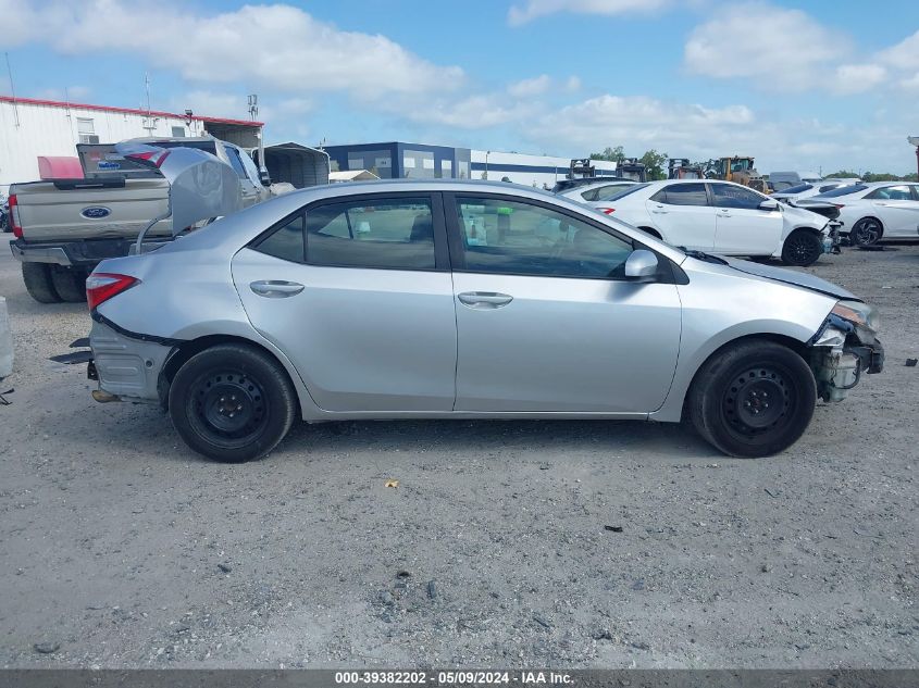 2014 Toyota Corolla Le VIN: 2T1BURHE6EC124370 Lot: 39382202