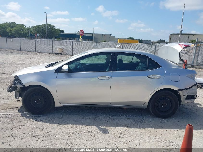 2014 Toyota Corolla Le VIN: 2T1BURHE6EC124370 Lot: 39382202