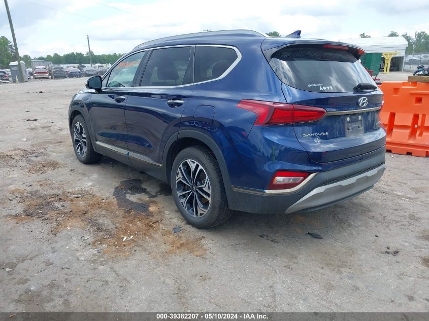 2020 Hyundai Santa Fe Limited 2.0T VIN: 5NMS5CAA7LH259270 Lot: 39382207