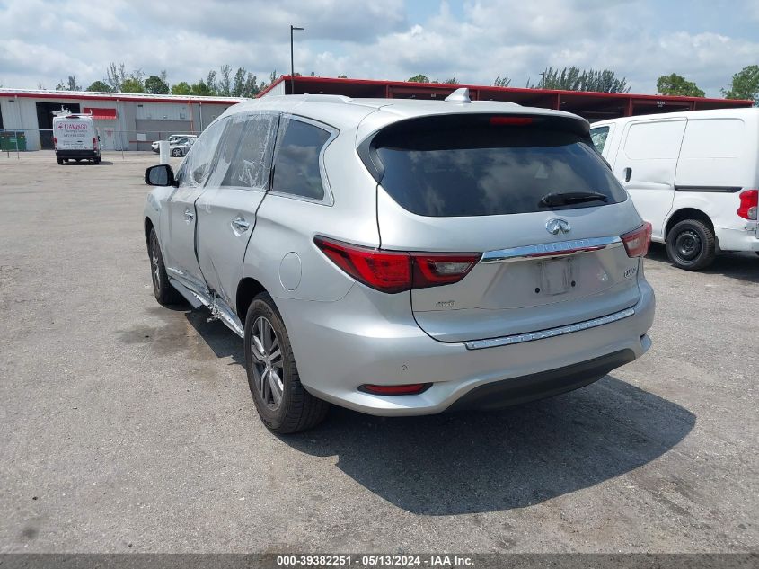 2020 Infiniti Qx60 Luxe Awd VIN: 5N1DL0MM2LC536324 Lot: 39382251