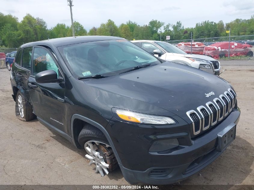 2014 Jeep Cherokee Sport VIN: 1C4PJMAB8EW245829 Lot: 39382252