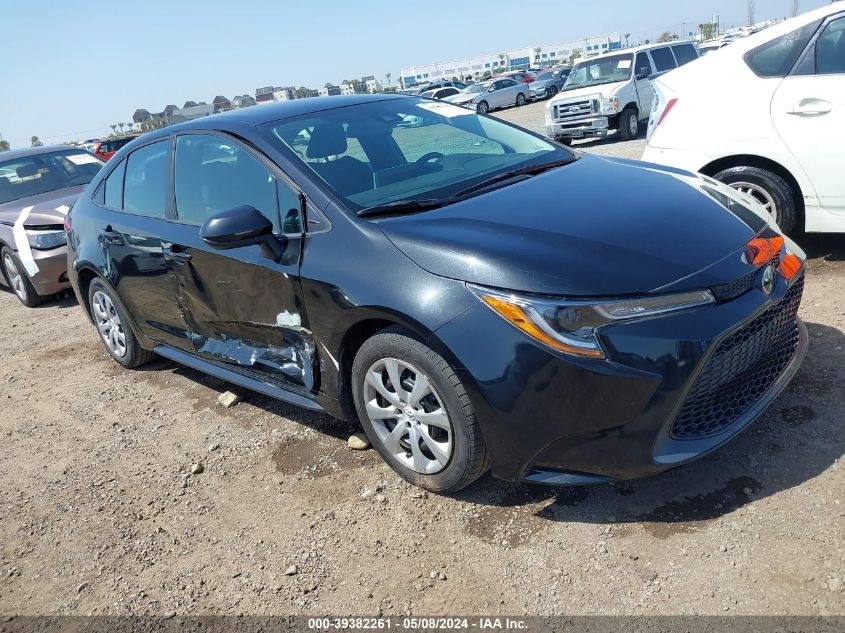 2020 Toyota Corolla Le VIN: 5YFEPRAE3LP076726 Lot: 39382261