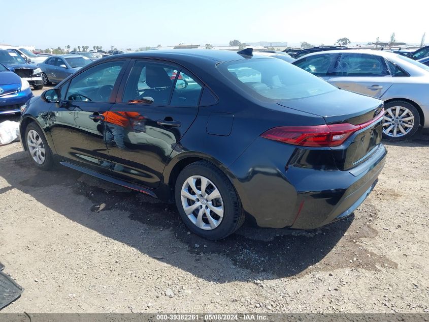 2020 Toyota Corolla Le VIN: 5YFEPRAE3LP076726 Lot: 39382261