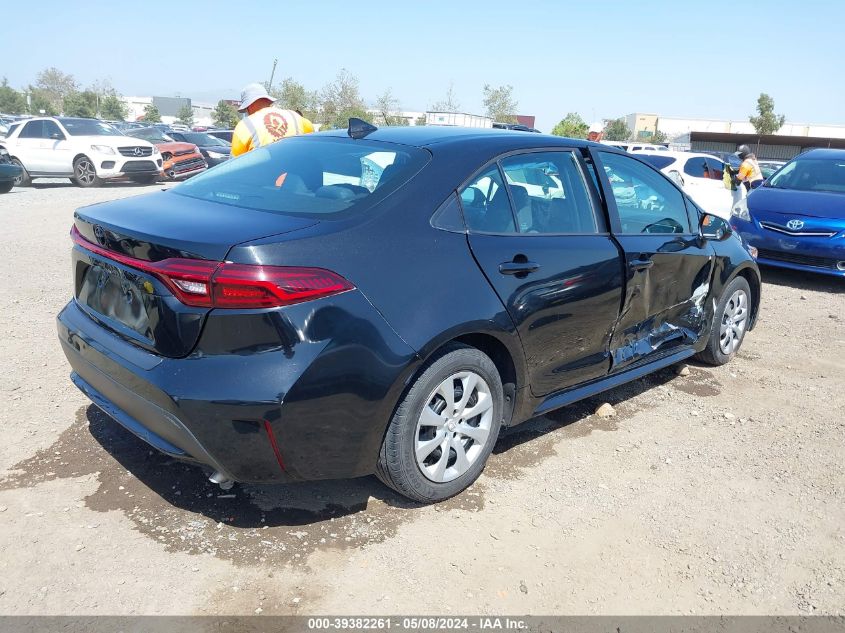 2020 Toyota Corolla Le VIN: 5YFEPRAE3LP076726 Lot: 39382261