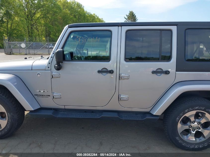 2016 Jeep Wrangler Unlimited Sahara VIN: 1C4HJWEG7GL126292 Lot: 39382264