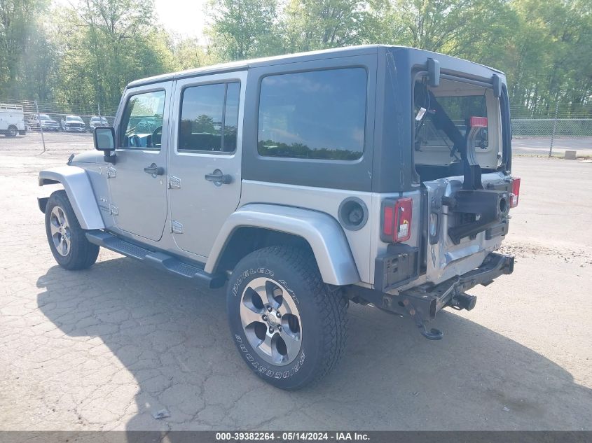 2016 Jeep Wrangler Unlimited Sahara VIN: 1C4HJWEG7GL126292 Lot: 39382264