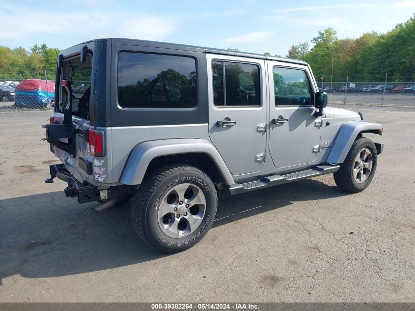 2016 Jeep Wrangler Unlimited Sahara VIN: 1C4HJWEG7GL126292 Lot: 39382264