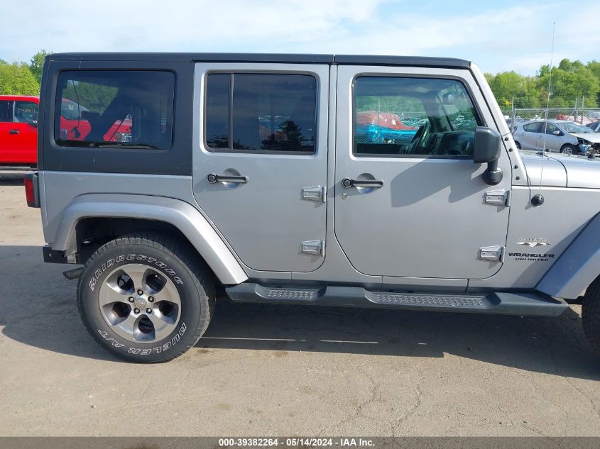 2016 Jeep Wrangler Unlimited Sahara VIN: 1C4HJWEG7GL126292 Lot: 39382264