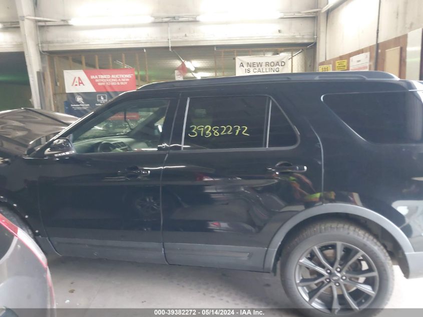 VIN 1FM5K7D83HGD95735 2017 FORD EXPLORER XLT