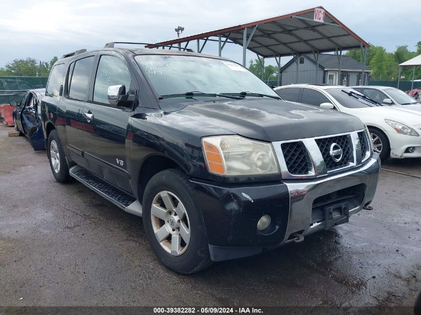 2005 Nissan Armada Le VIN: 5N1AA08B55N700304 Lot: 39382282