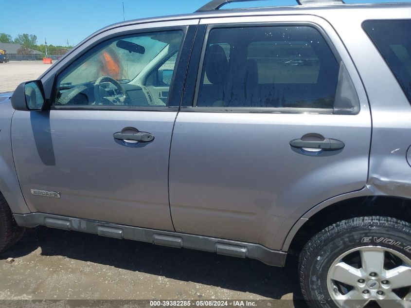 2008 Ford Escape Xlt VIN: 1FMCU93198KD06619 Lot: 39382285