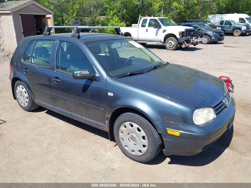 2004 Volkswagen Golf Gl 2.0L VIN: 9BWFL61J044001939 Lot: 39382286